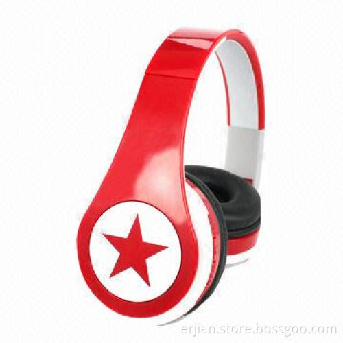 Fashion design wireless headphone, supports TF card/FM radio/built-in battery/OEM service/super bass